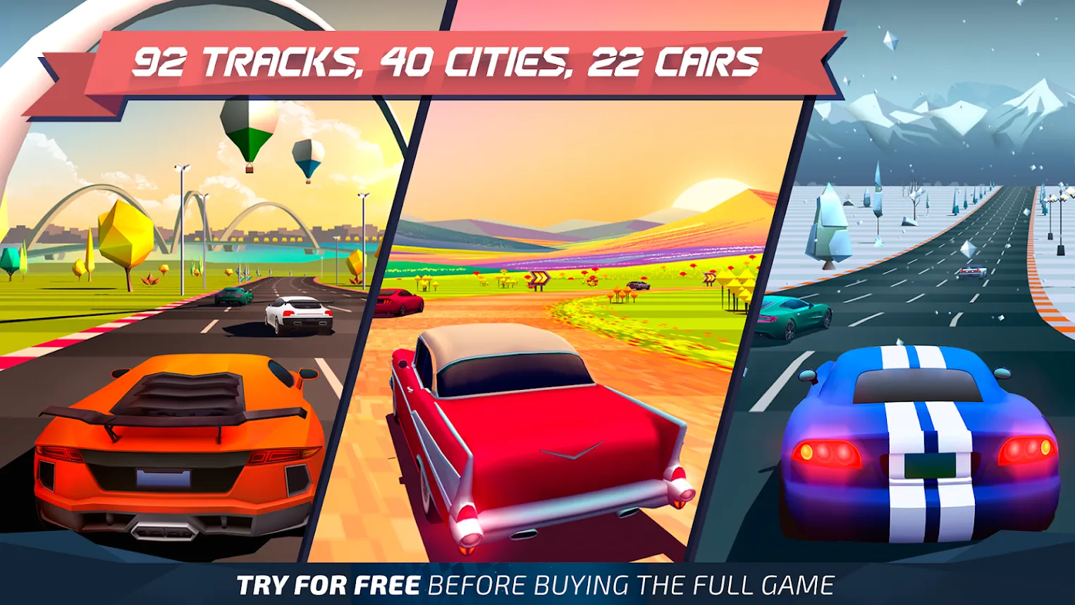 Horizon Chase [мод: всё открыто] Screenshot 3