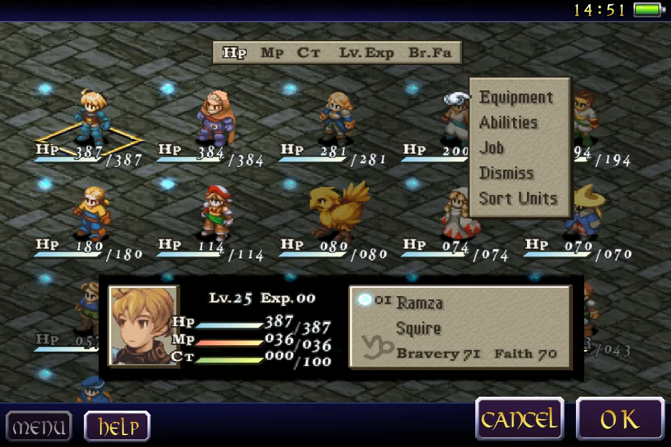 FINAL FANTASY TACTICS : WotL [мод: много денег] Screenshot 3
