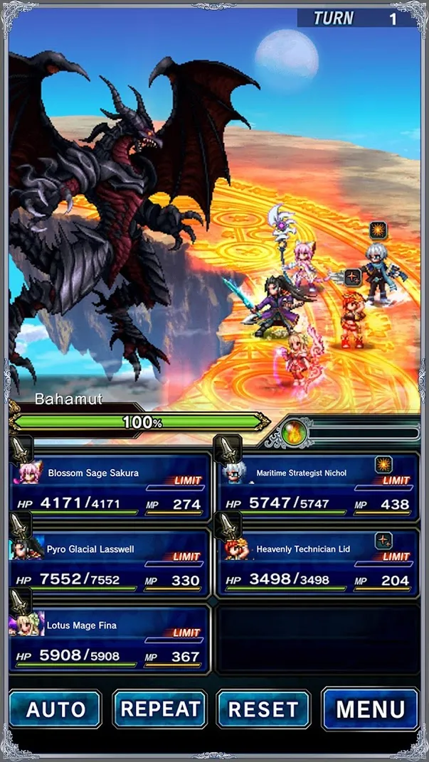 FINAL FANTASY BRAVE EXVIUS [мод: меню] Screenshot 3
