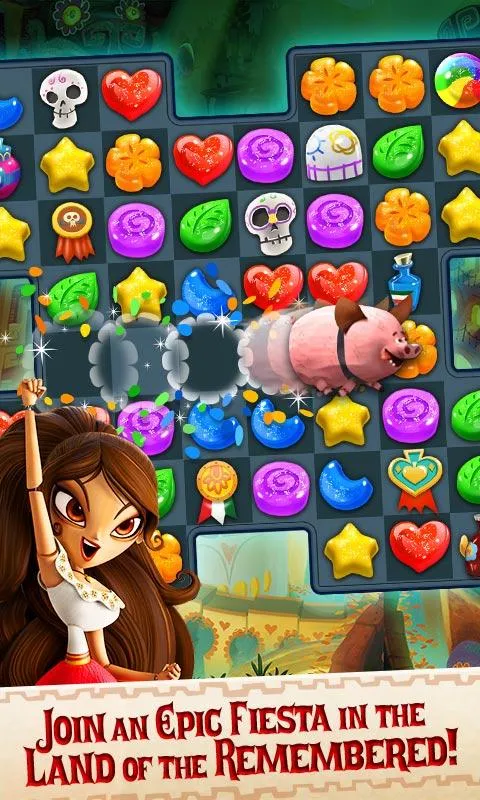 Sugar Smash: Book of Life [мод: много денег] Screenshot 3
