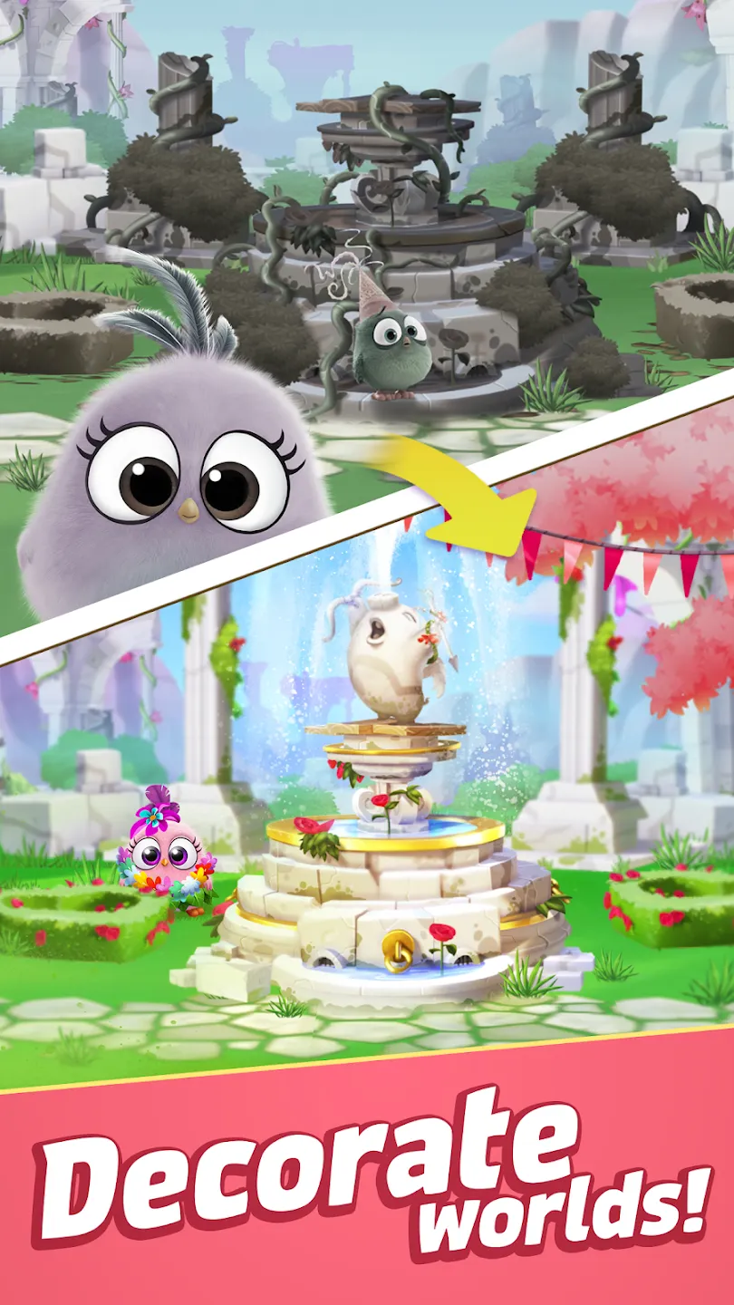 Angry Birds Match 3 v9.9.1 APK Мод (Много денег) Screenshot 4 Angry Birds Match 3 v9.9.1 APK Мод (Много денег) Screenshot 4