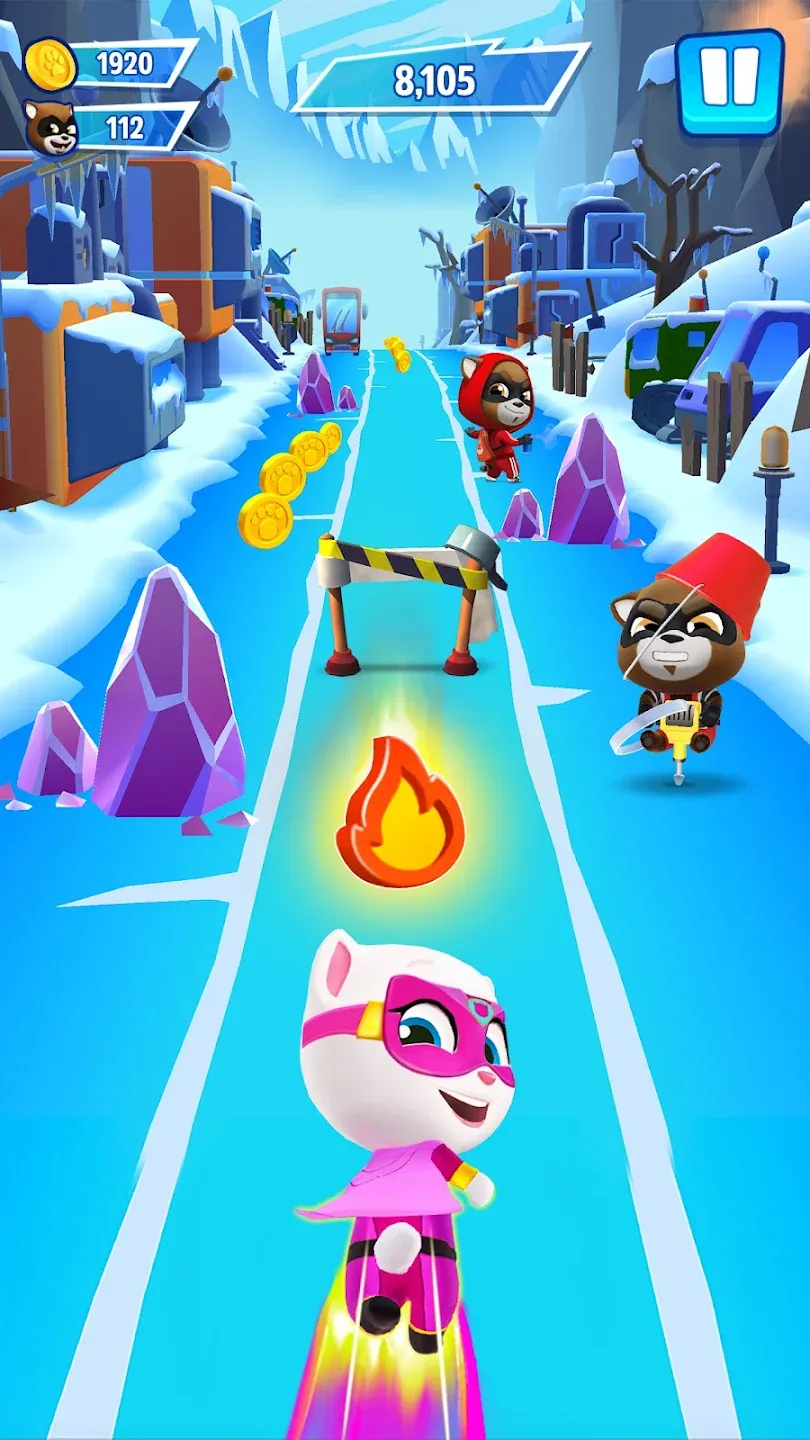 Говорящий Том: погоня героев v26.2.0.11210 APK Мод (Много денег) Screenshot 4