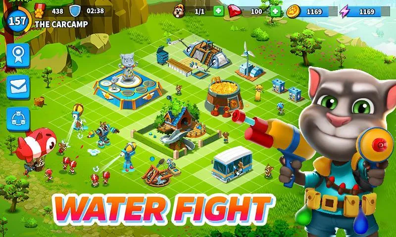 Говорящий Том: водная битва v1.8.16 APK Мод (Много денег) Screenshot 1 Говорящий Том: водная битва v1.8.16 APK Мод (Много денег) Screenshot 1