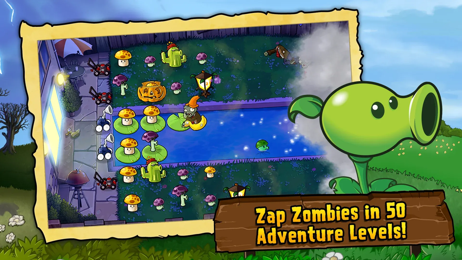 Plants vs. Zombies™ v3.16.0 APK Мод (Много денег) Screenshot 1