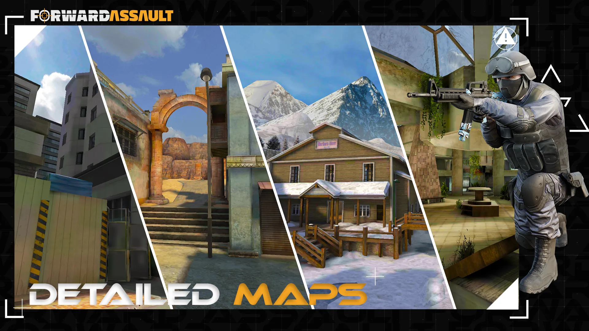 Forward Assault v1.2068 APK Мод (Мега Меню, 20+ функций) Screenshot 5
