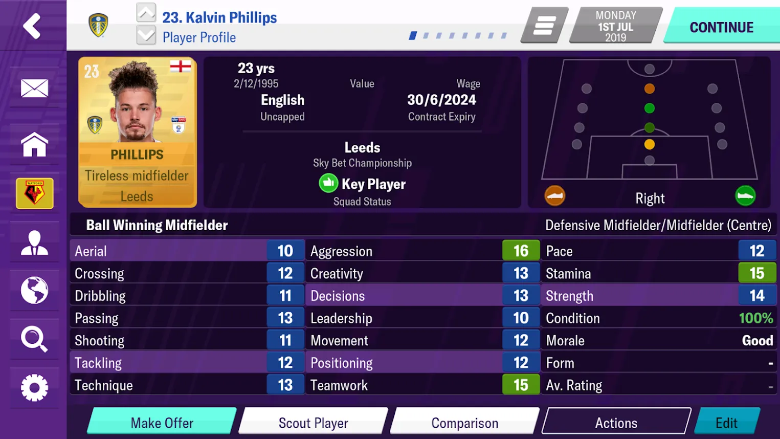 Football Manager 2020 Mobile [мод: полная версия] Screenshot 1