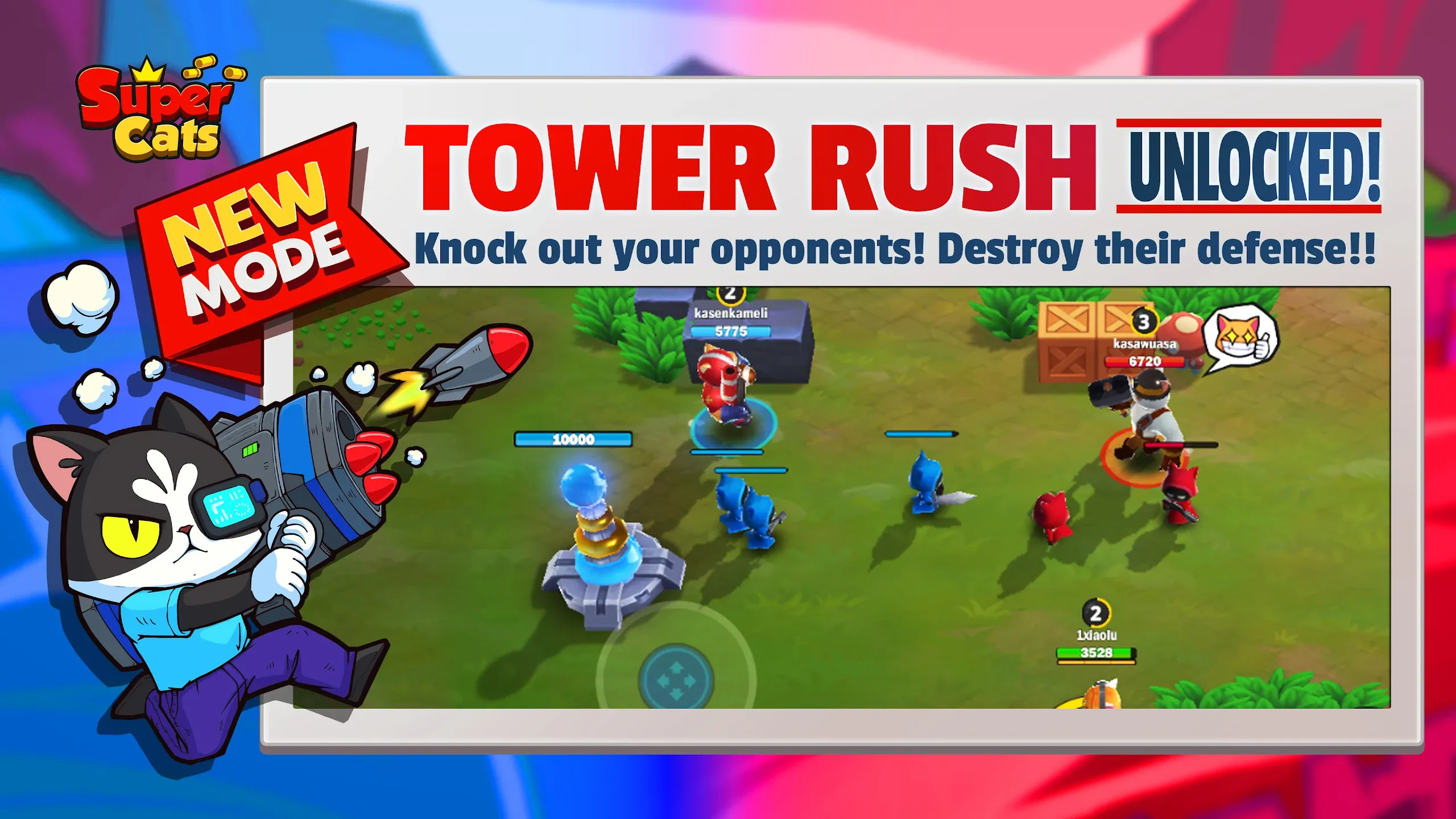 Super Cats v1.0.174 APK Мод (Режим бога) Screenshot 1
