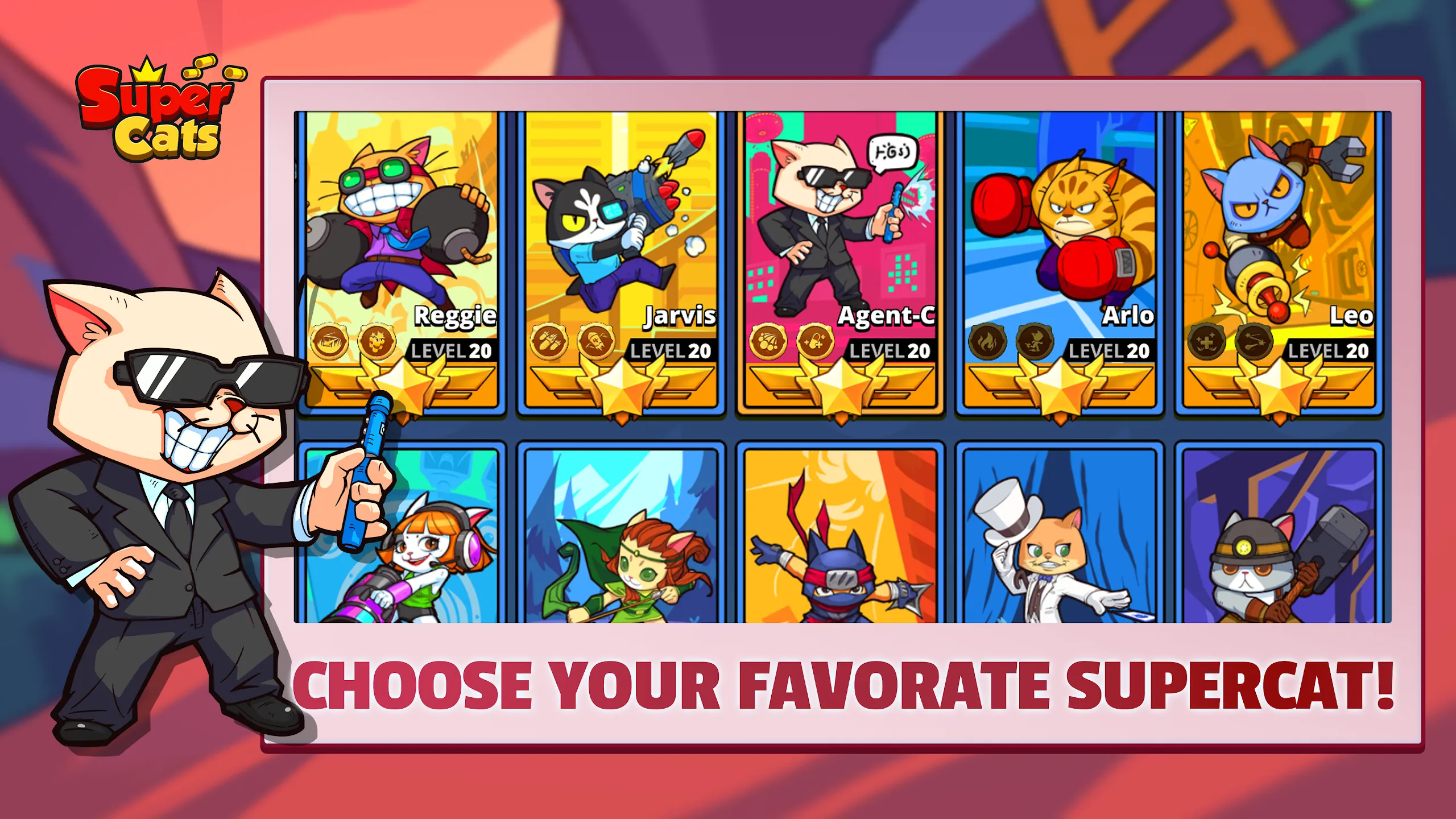 Super Cats v1.0.174 APK Мод (Режим бога) Screenshot 4