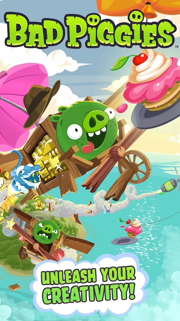 Bad Piggies HD v2.4.3379 APK Мод (Много денег) Screenshot 1