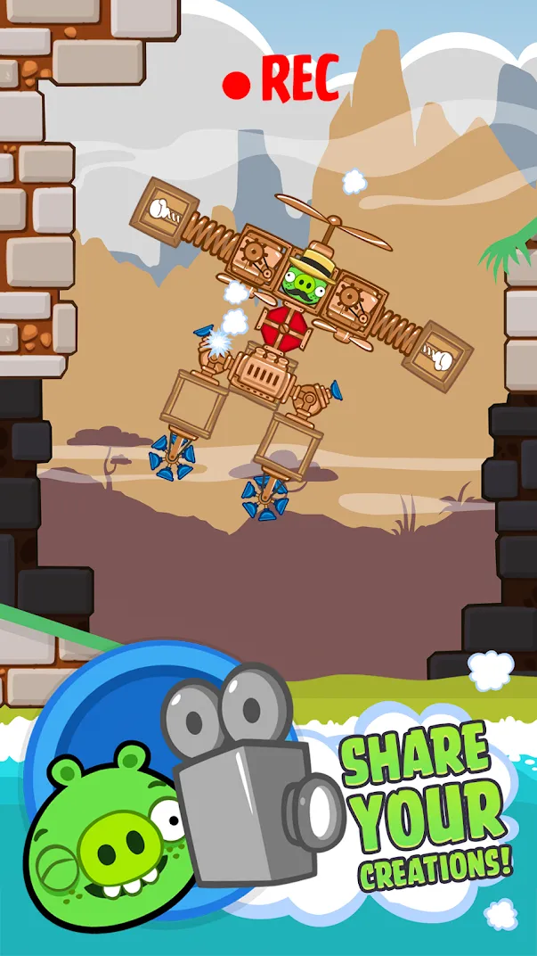 Bad Piggies HD v2.4.3379 APK Мод (Много денег) Screenshot 5