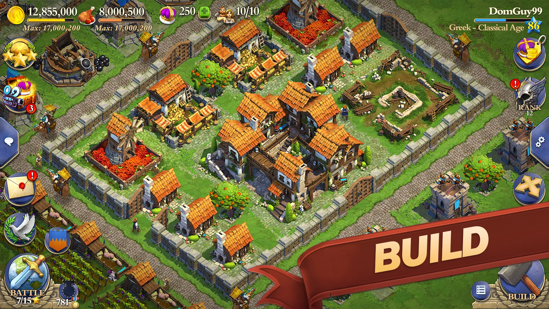 DomiNations v13.1570.1573 APK Мод (Мега Меню, Max VIP) Screenshot 1 DomiNations v13.1570.1573 APK Мод (Мега Меню, Max VIP) Screenshot 1