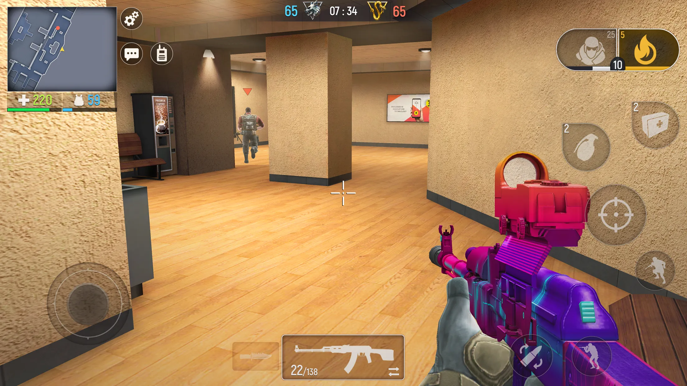 Modern Ops v9.79 APK Мод (Меню, Esp линия) Screenshot 1 Modern Ops v9.79 APK Мод (Меню, Esp линия) Screenshot 1