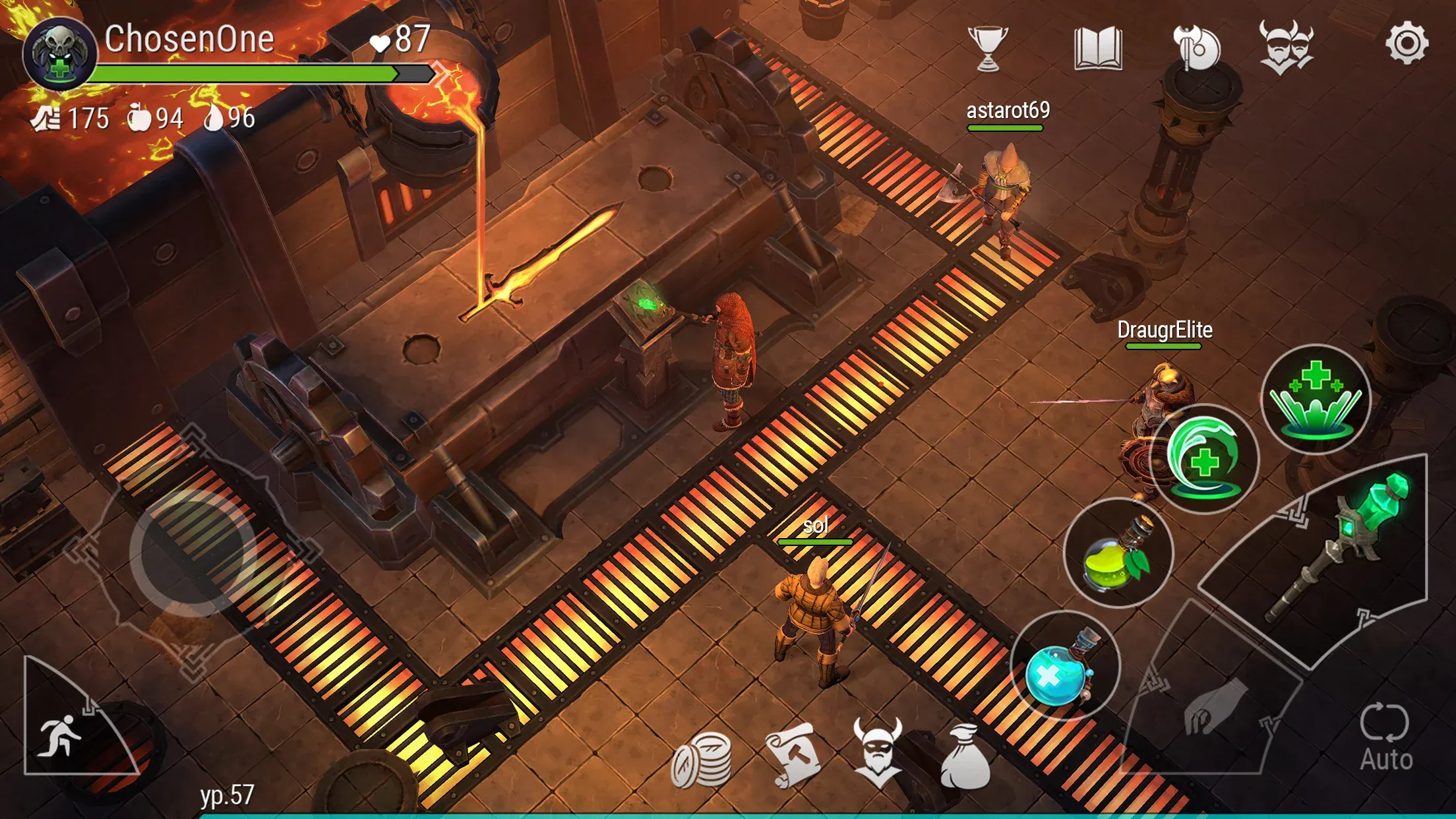 Frostborn: Action RPG v1.55.20.104405 APK Мод (Меню, 12+ функций) Screenshot 4