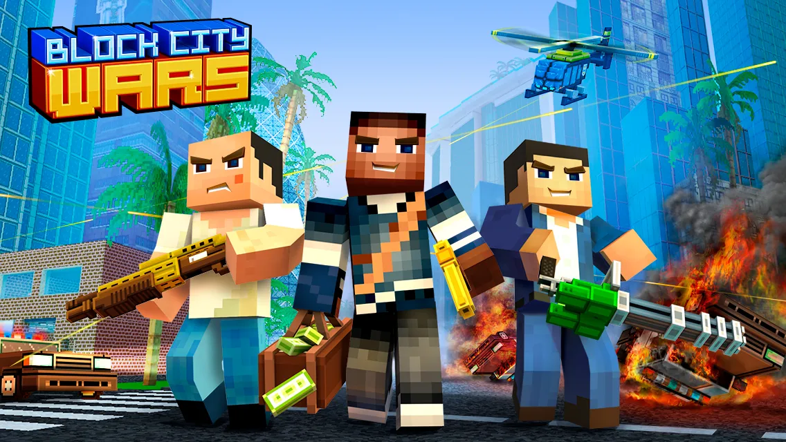 Block City Wars: Pixel Shooter [мод: много денег] Screenshot 1
