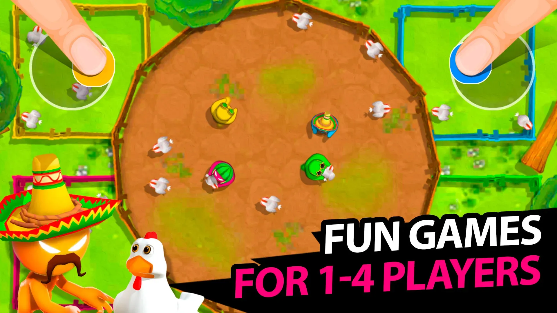 Stickman Party Мини Игры 2 3 4 v2.4.9.2 APK Мод (Много денег) Screenshot 3