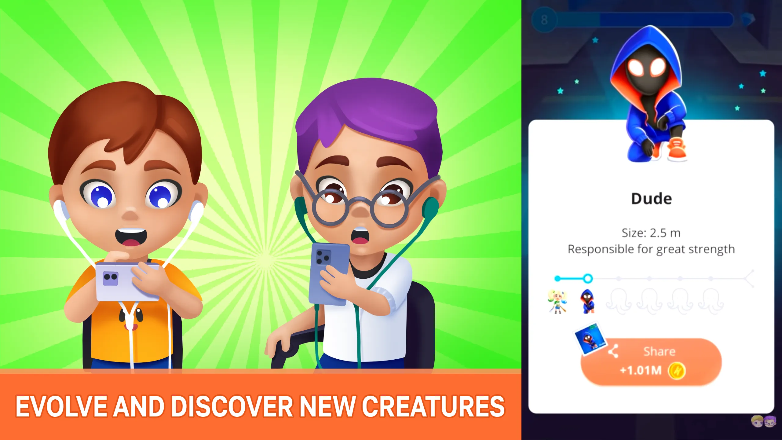 Эволюция Человека Кликер v1.9.40 APK Мод (Много денег) Screenshot 1 Эволюция Человека Кликер v1.9.40 APK Мод (Много денег) Screenshot 1