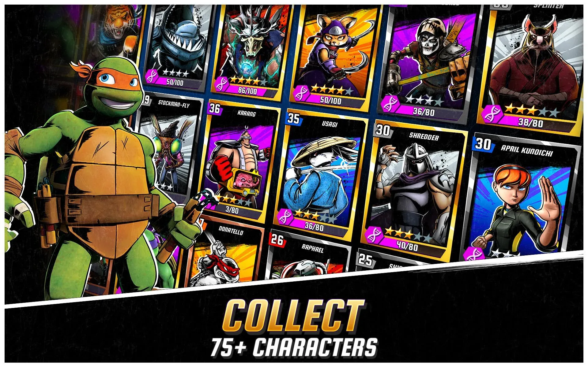 Черепашки-Ниндзя: Легенды v1.29.7 APK Мод (Много денег) Screenshot 4 Черепашки-Ниндзя: Легенды v1.29.7 APK Мод (Много денег) Screenshot 4