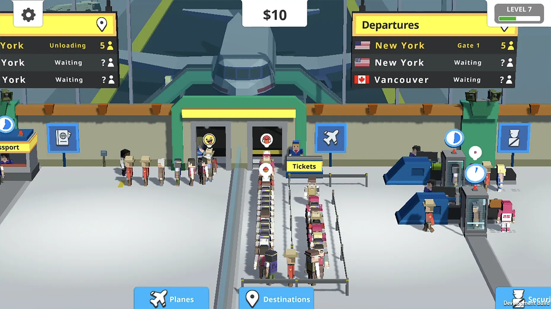 Idle Tap Airport [мод: бесплатные покупки] Screenshot 3