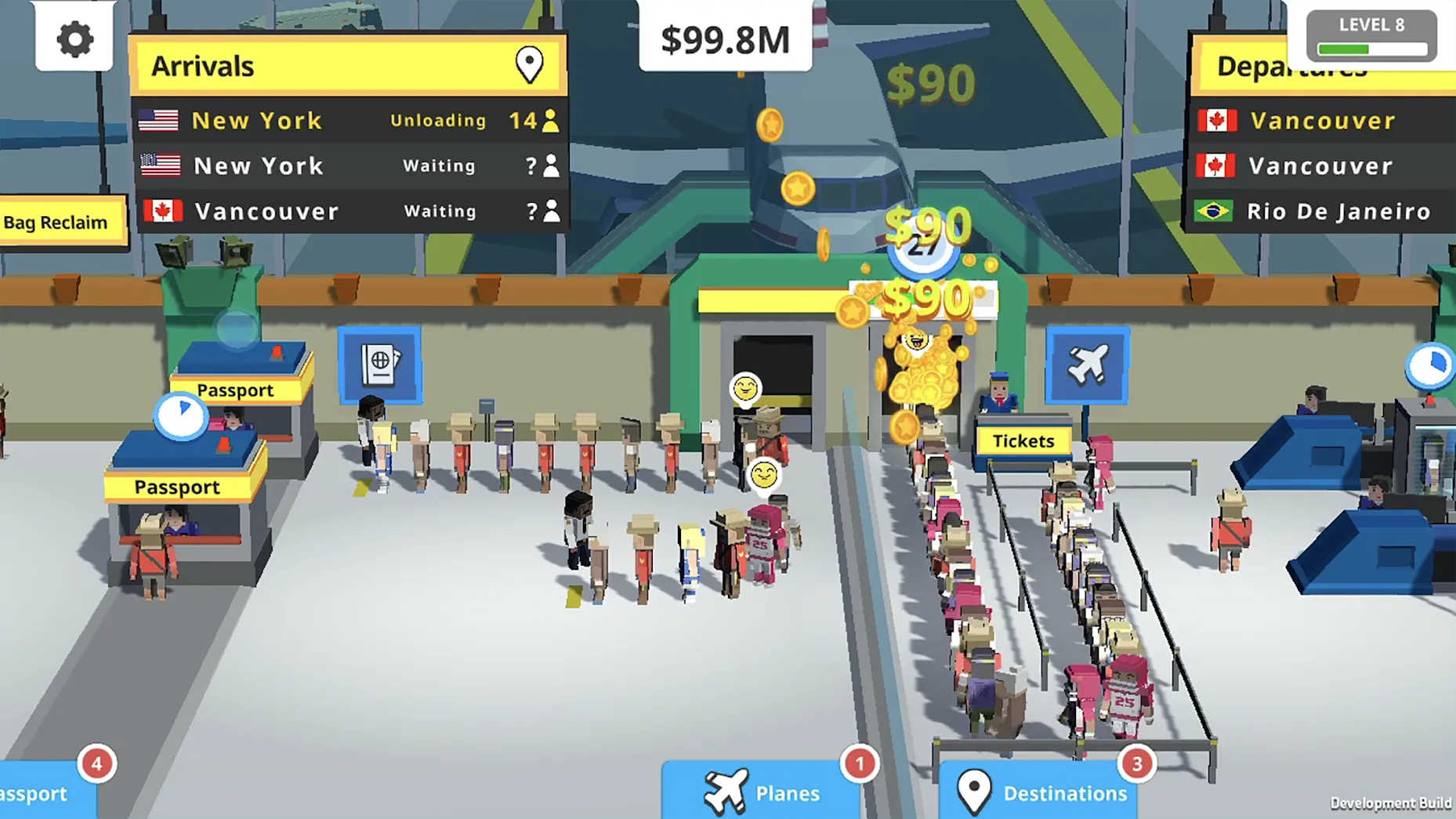 Idle Tap Airport [мод: бесплатные покупки] Screenshot 4