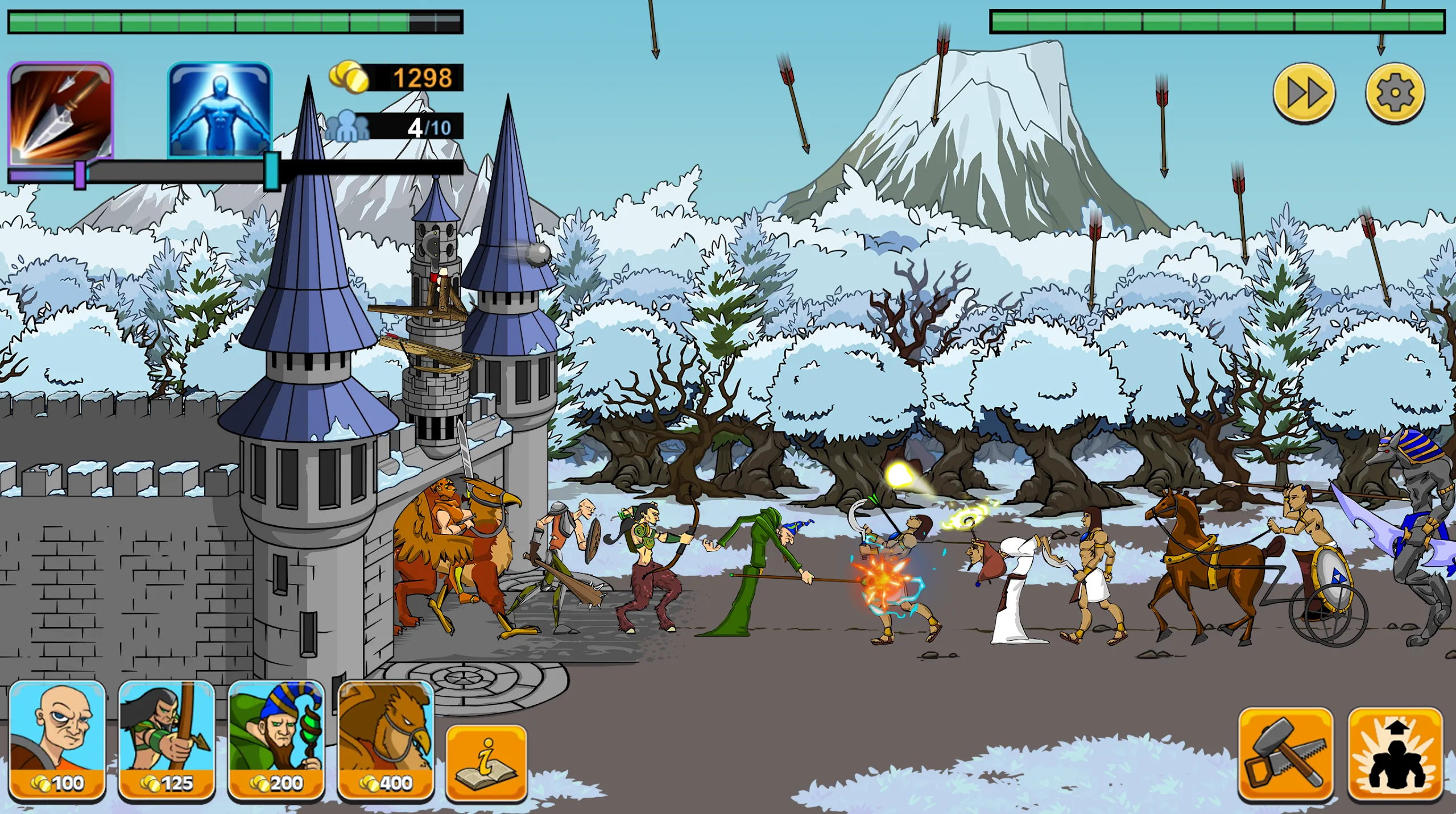 Age of War 2 v2025.1.11 APK Мод (Меню, Режим бога, Большая популяция) Screenshot 5