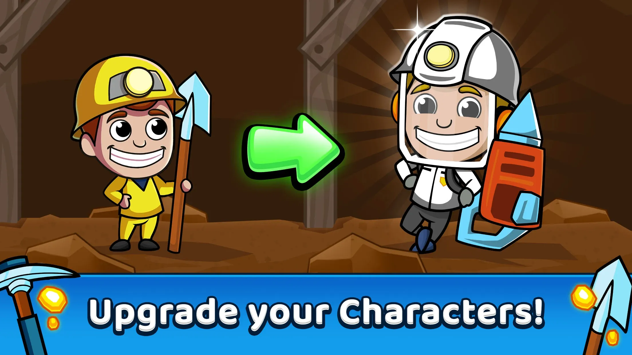 Idle Miner Tycoon: Gold & Cash v5.53.0 APK Мод (Много денег) Screenshot 2 Idle Miner Tycoon: Gold & Cash v5.53.0 APK Мод (Много денег) Screenshot 2