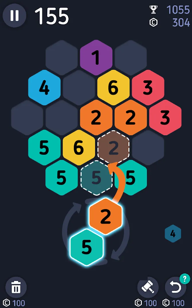 Make7! Hexa Puzzle Screenshot 1