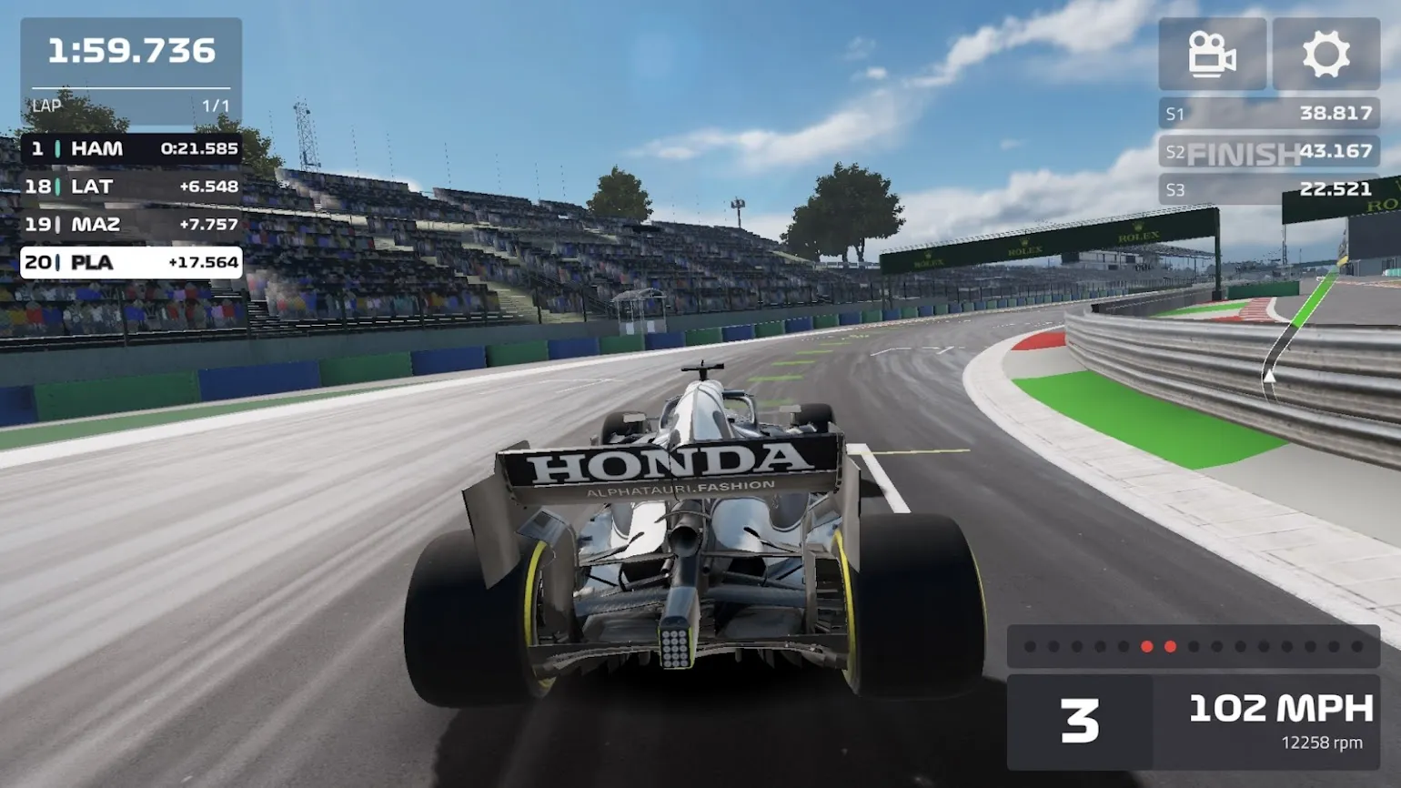 F1 Mobile Racing [мод: много денег + встроенный кэш] Screenshot 4