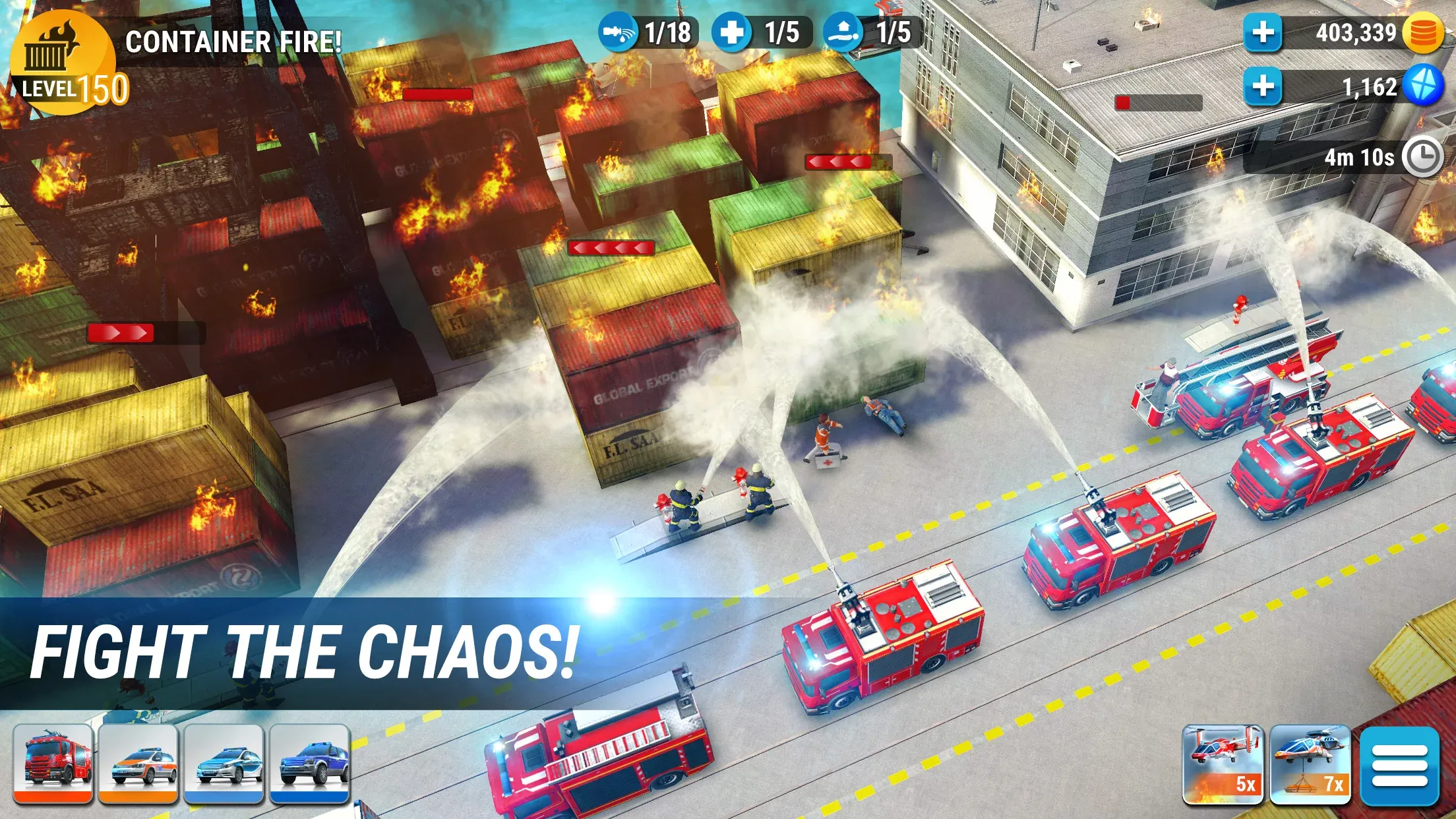 EMERGENCY HQ v2.10.1 APK Мод (Меню, Множитель скорости) Screenshot 4