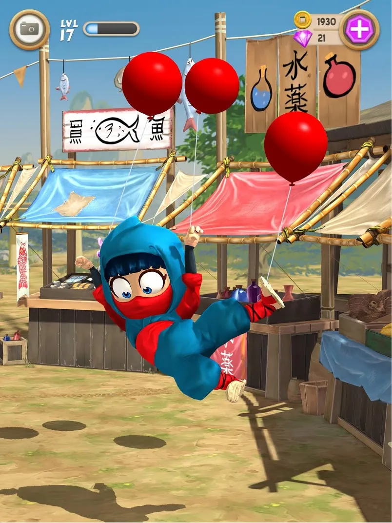 Clumsy Ninja [мод: много денег] Screenshot 3