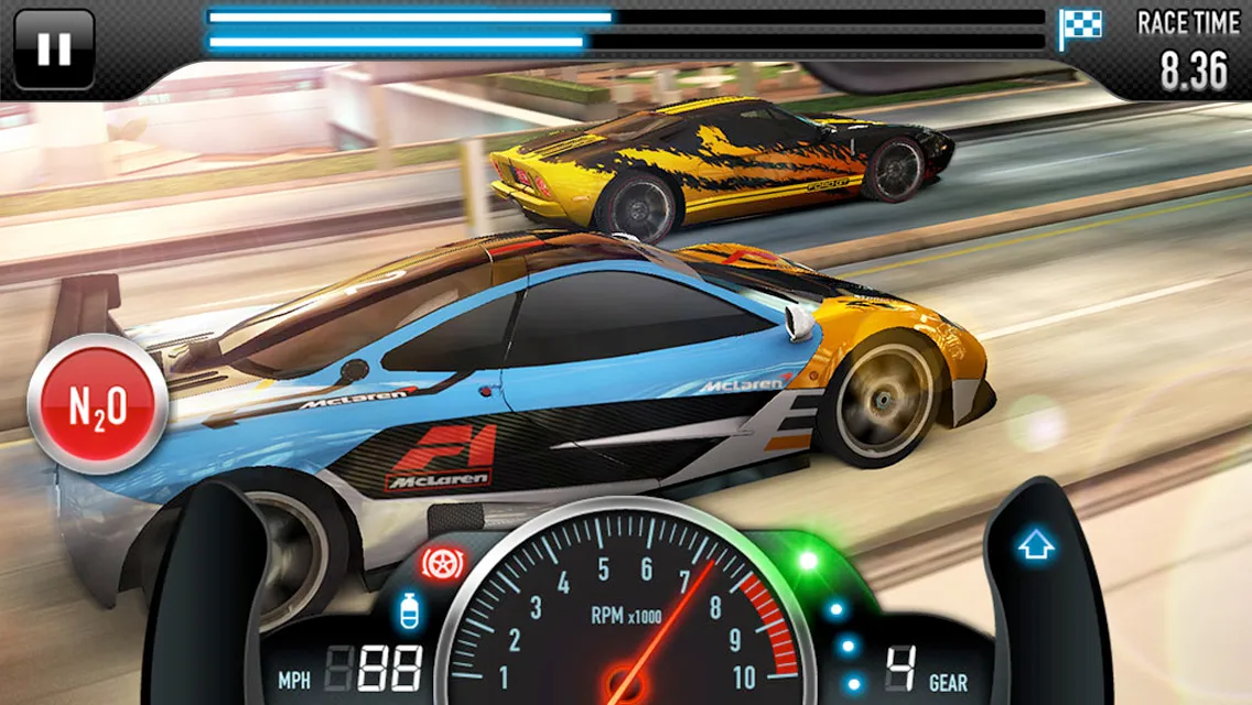 CSR Racing v5.1.5 APK Мод (Мега Меню, Много золота, денег и топлива) Screenshot 4