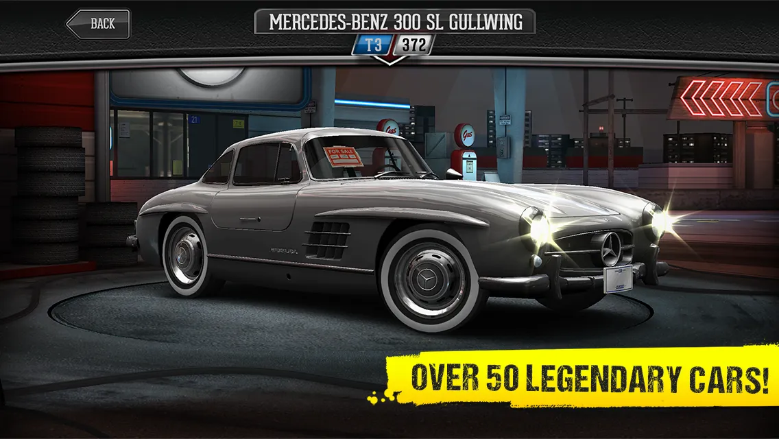CSR Classics v3.1.3 APK Мод (Мега Меню, Много золота, денег и топлива) Screenshot 4 CSR Classics v3.1.3 APK Мод (Мега Меню, Много золота, денег и топлива) Screenshot 4