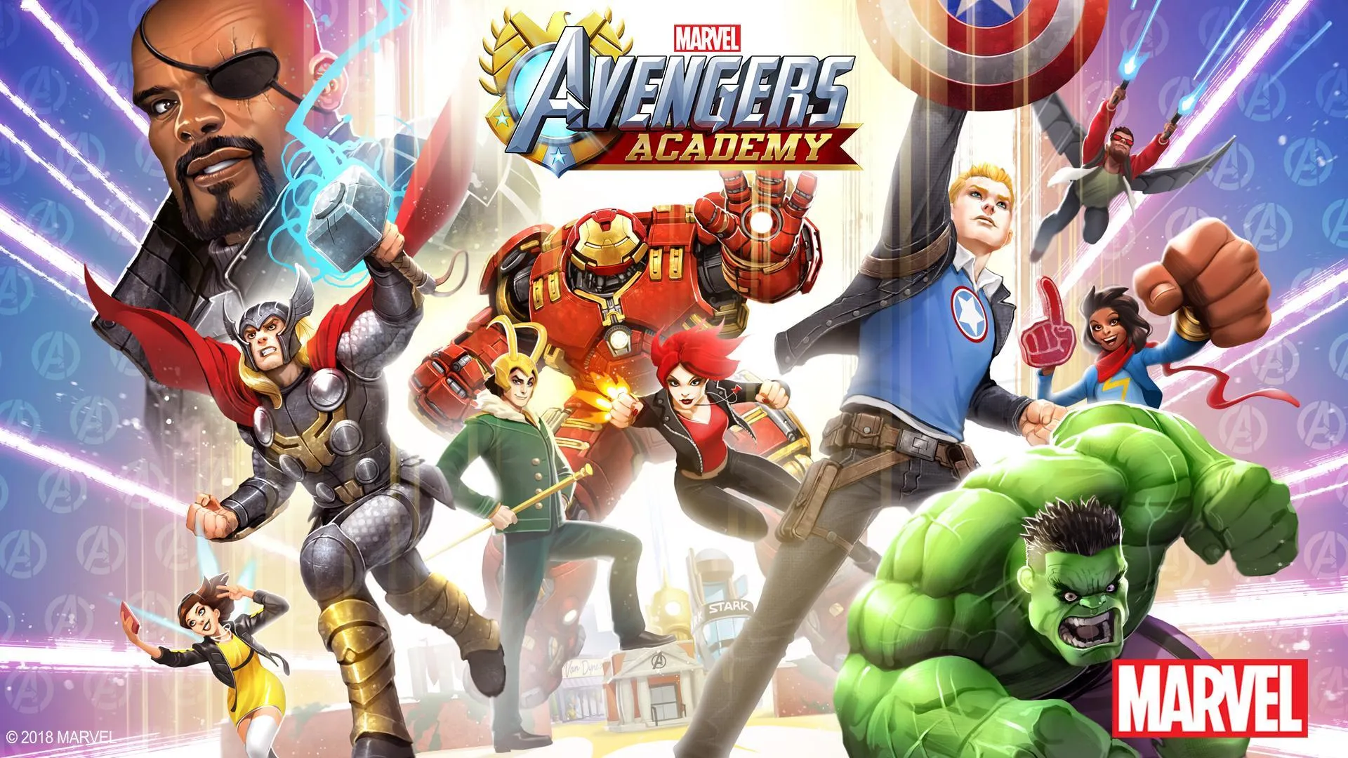 MARVEL: Avengers Academy v2.15.0 APK Мод (Бесплатные покупки) Screenshot 1
