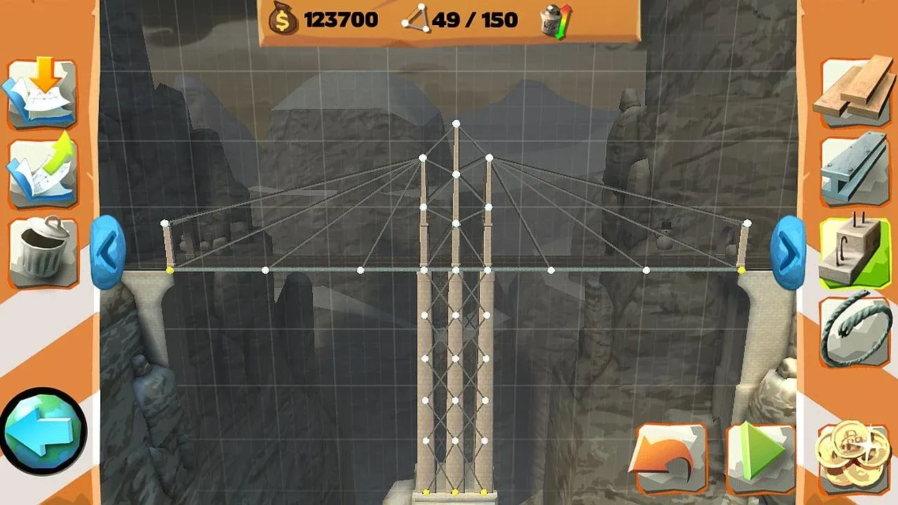 Bridge Constructor Playground v6.0 APK Мод (Полная версия) Screenshot 2