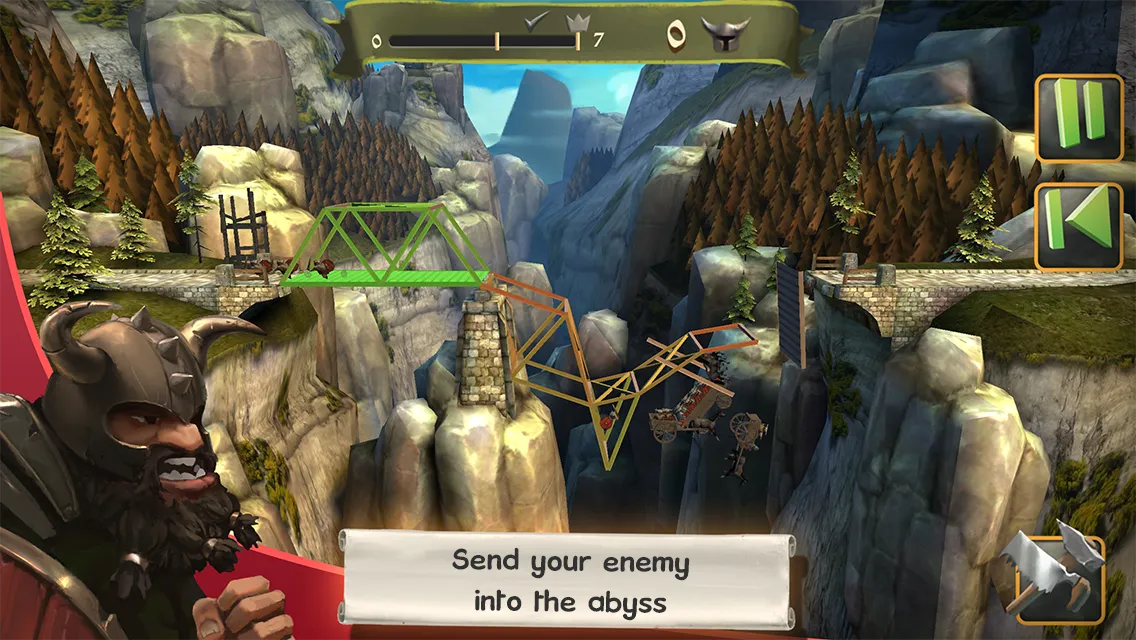 Bridge Constructor Medieval v4.0 APK Мод (Полная версия) Screenshot 4