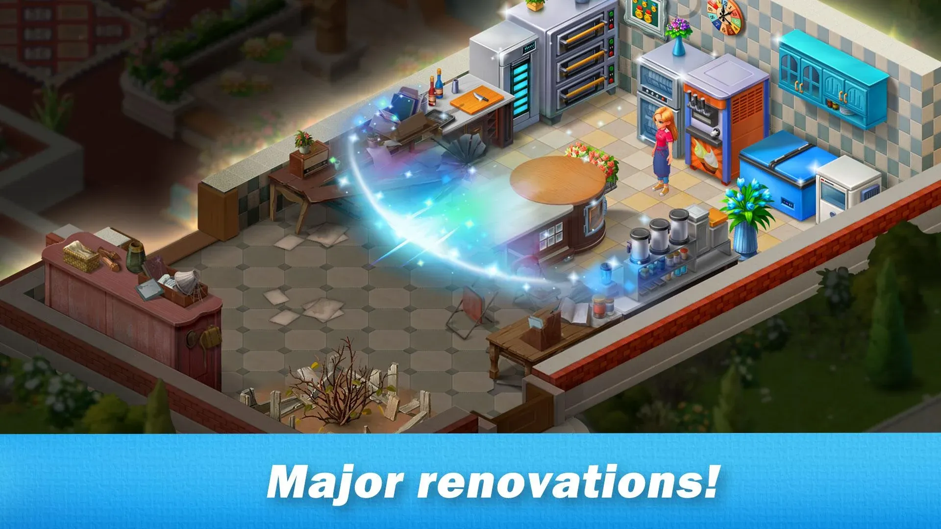 Restaurant Renovation v3.2.30 APK Мод (Много жизней) Screenshot 2