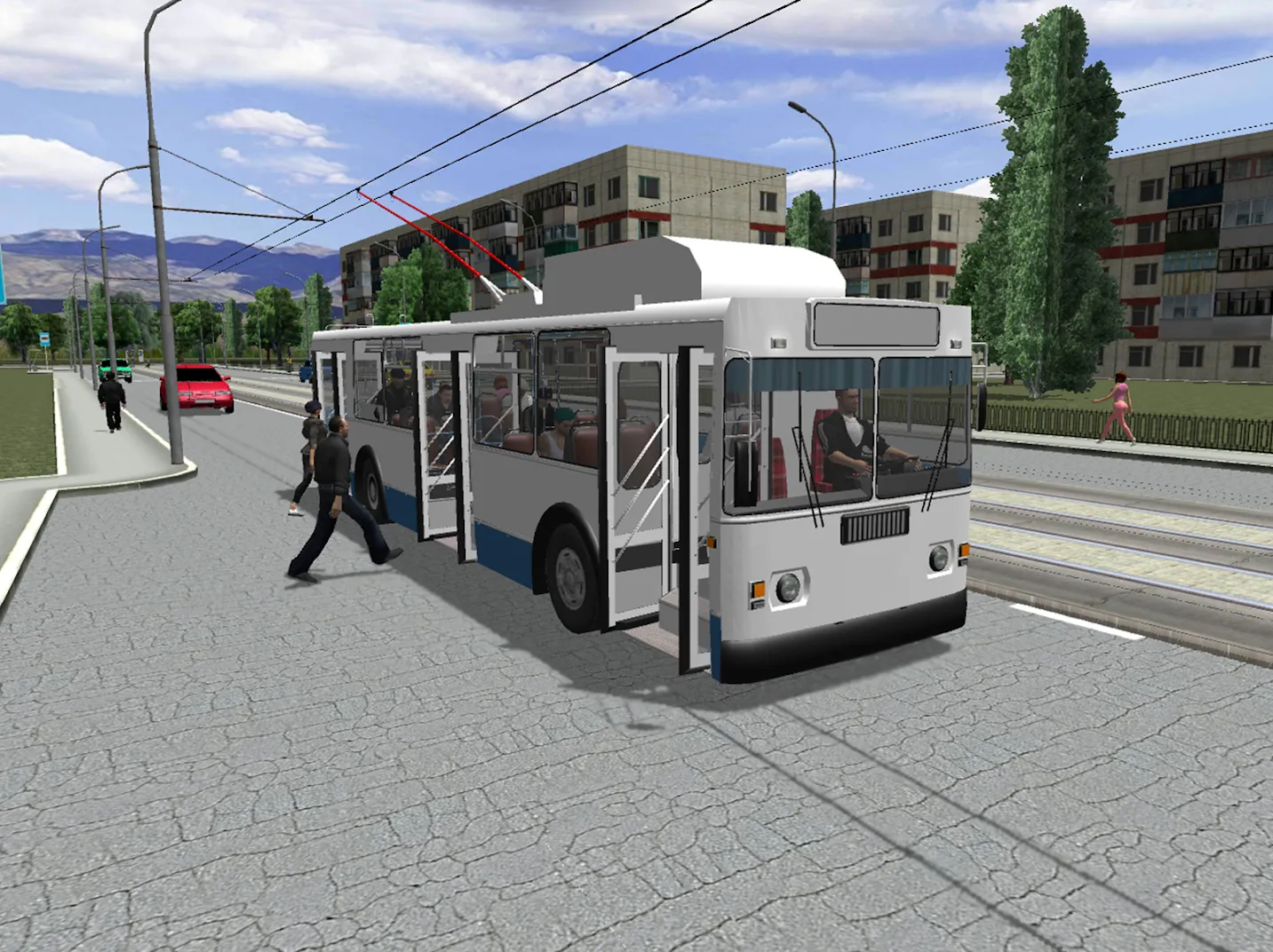 Симулятор троллейбуса 3D [мод: много денег] Screenshot 1