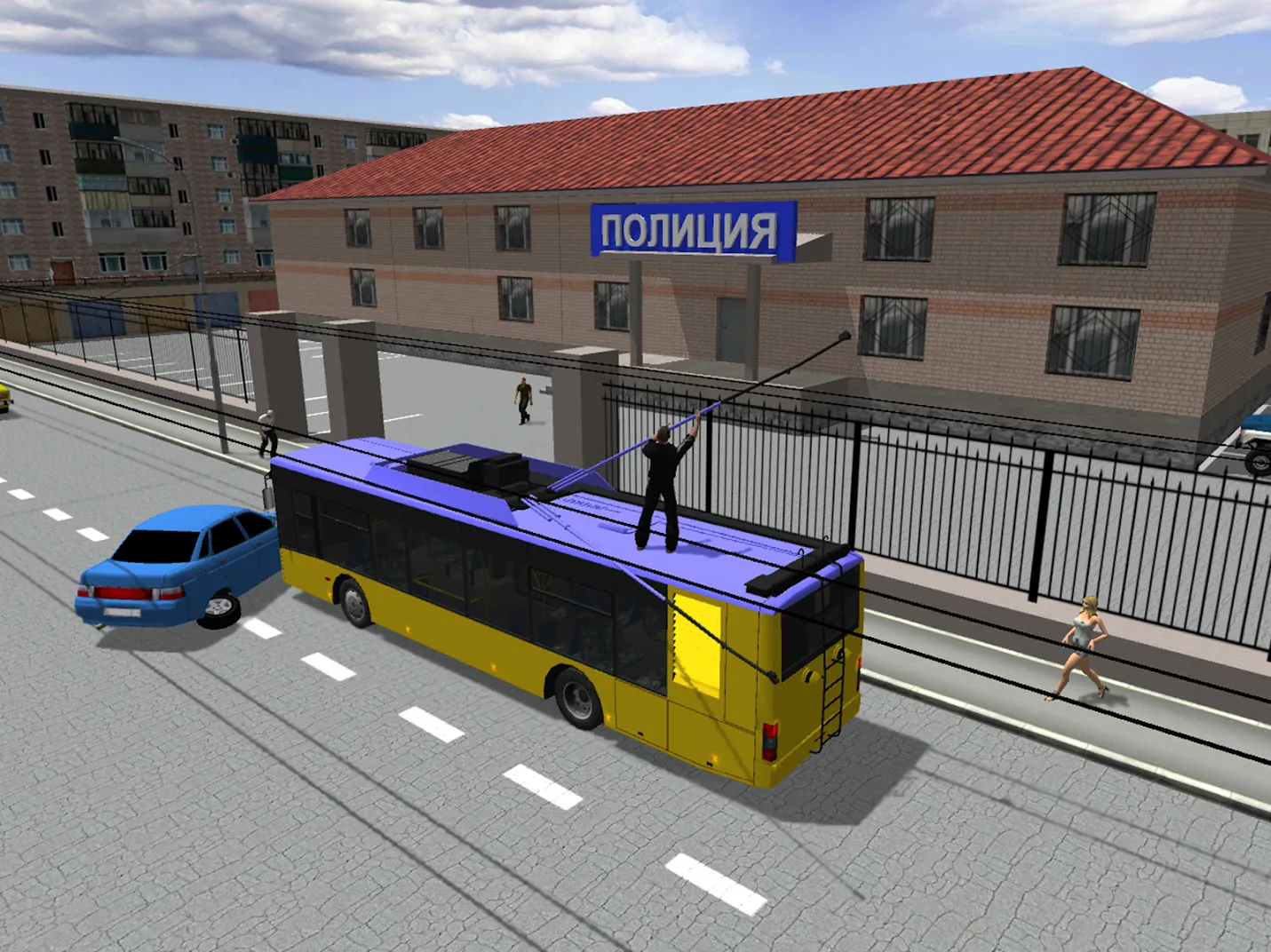 Симулятор троллейбуса 3D [мод: много денег] Screenshot 2