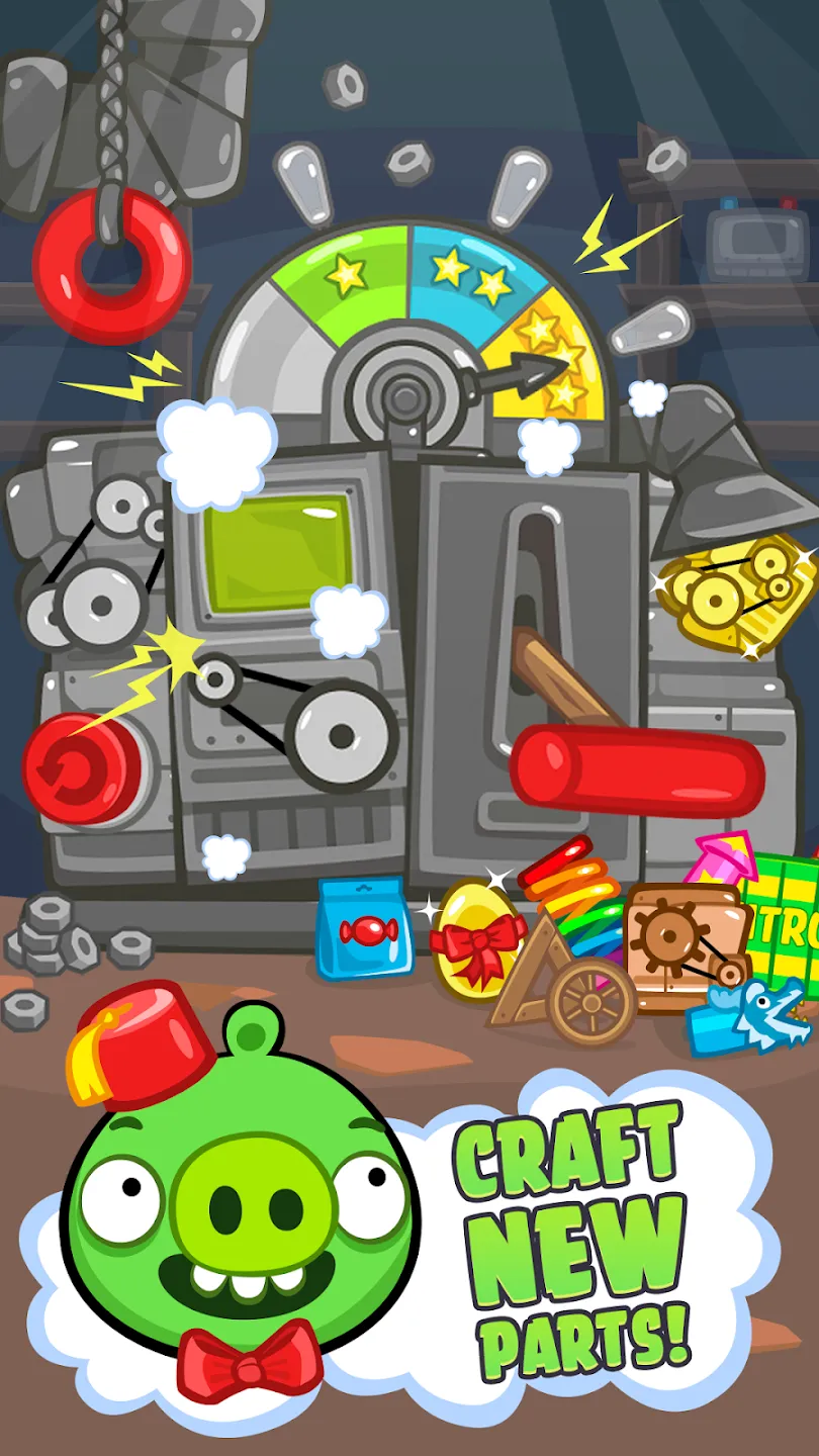 Bad Piggies v2.4.3471 APK Мод (Много денег) Screenshot 3 Bad Piggies v2.4.3471 APK Мод (Много денег) Screenshot 3
