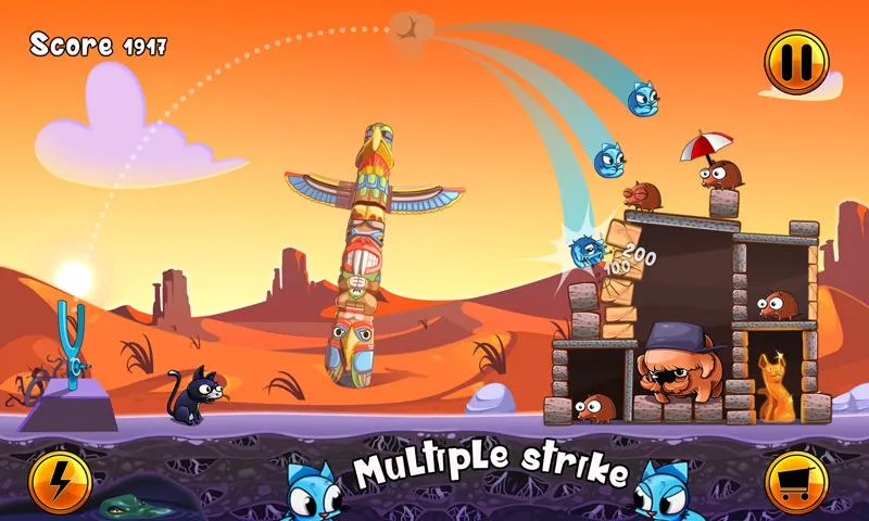 Angry Cats [мод: много бонусов] Screenshot 1