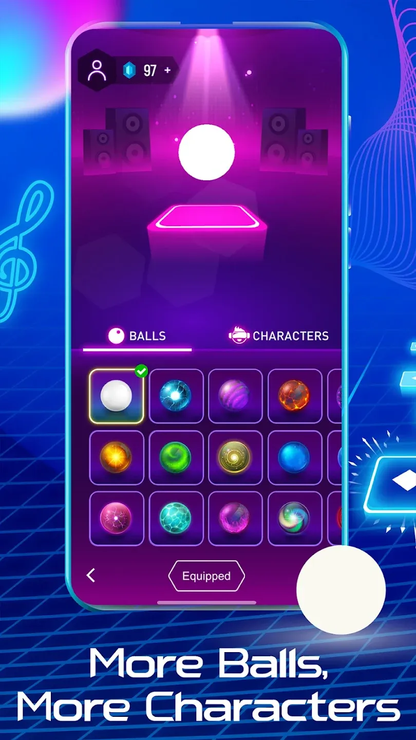 Tiles Hop: EDM Rush! v8.7.5 APK Мод (Всё открыто) Screenshot 3