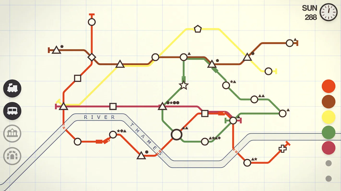 Mini Metro v2.57.1 APK Мод (Всё открыто, Все уровни разблокированы) Screenshot 5