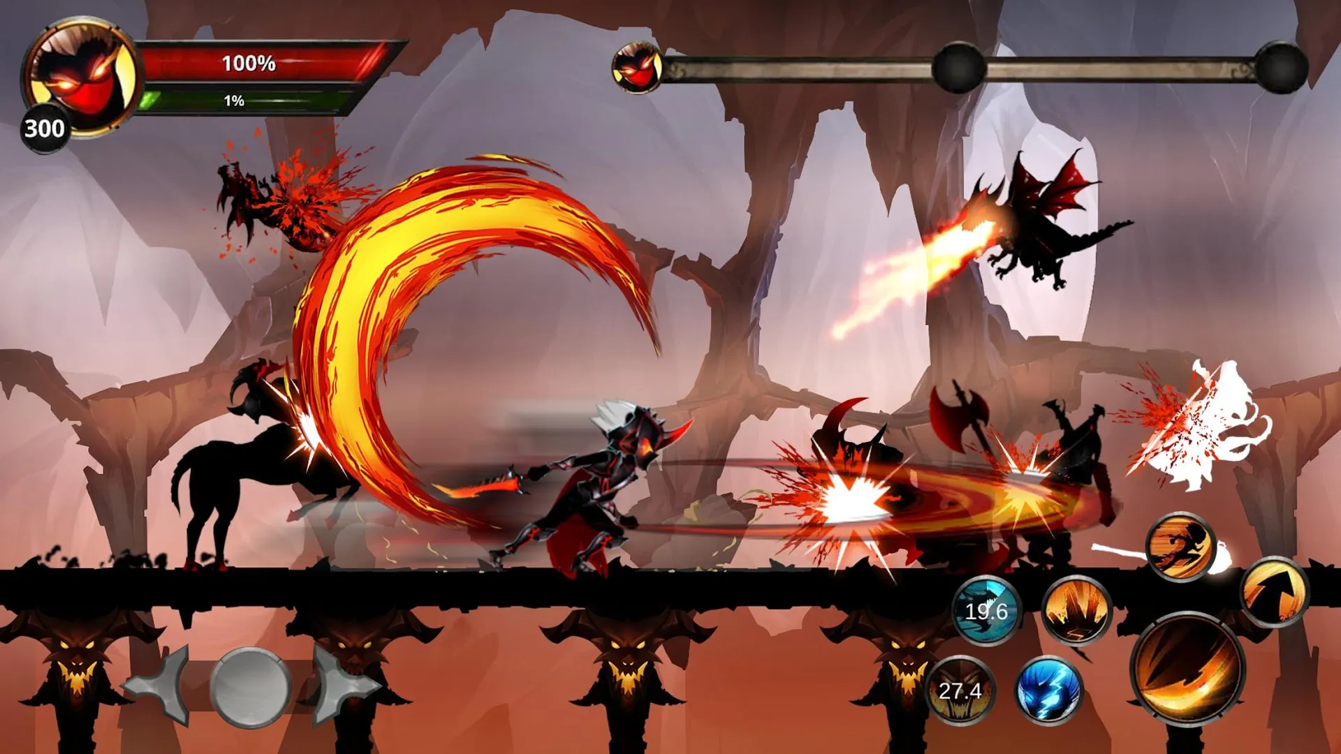 Легенды Стикмен: офлайн игры Premium [мод: меню] Screenshot 1