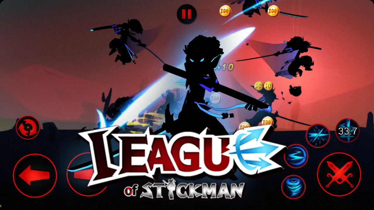 League of Stickman 2020 – Ninja Arena PVP (Dreamsky) [мод: бесплатные покупки] Screenshot 5