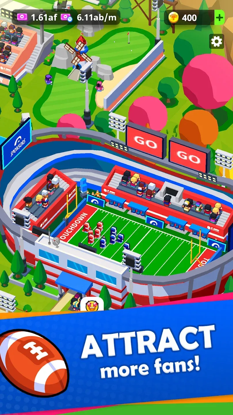 Sports City Tycoon v1.20.26 APK Мод (Много денег) Screenshot 4