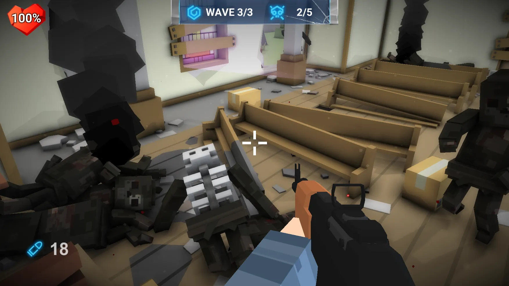 The Walking Zombie: Shooter v2.66 APK Мод (Меню, Режим бога, Один удар) Screenshot 1