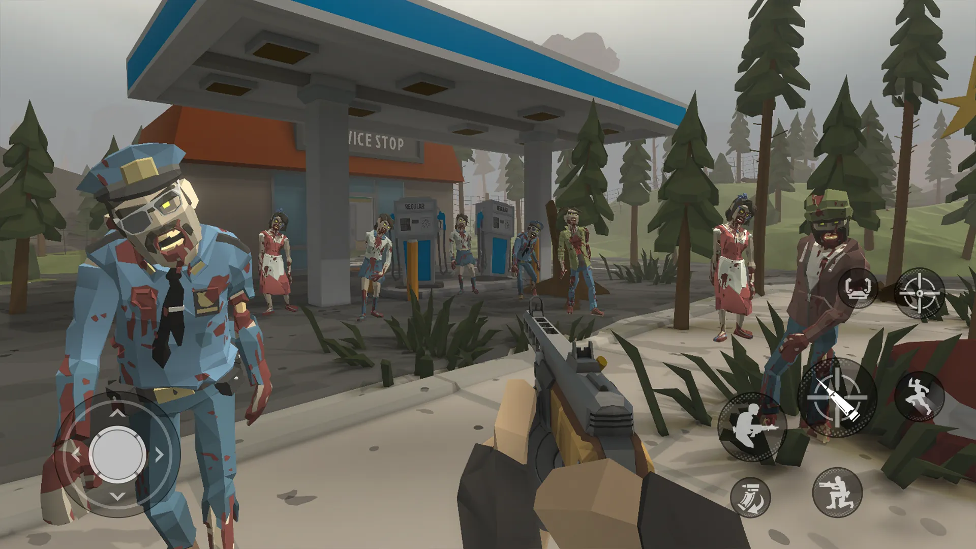 The Walking Zombie 2: Shooter v3.55.0 APK Мод (Меню, Много ресурсов, Режим бога) Screenshot 5