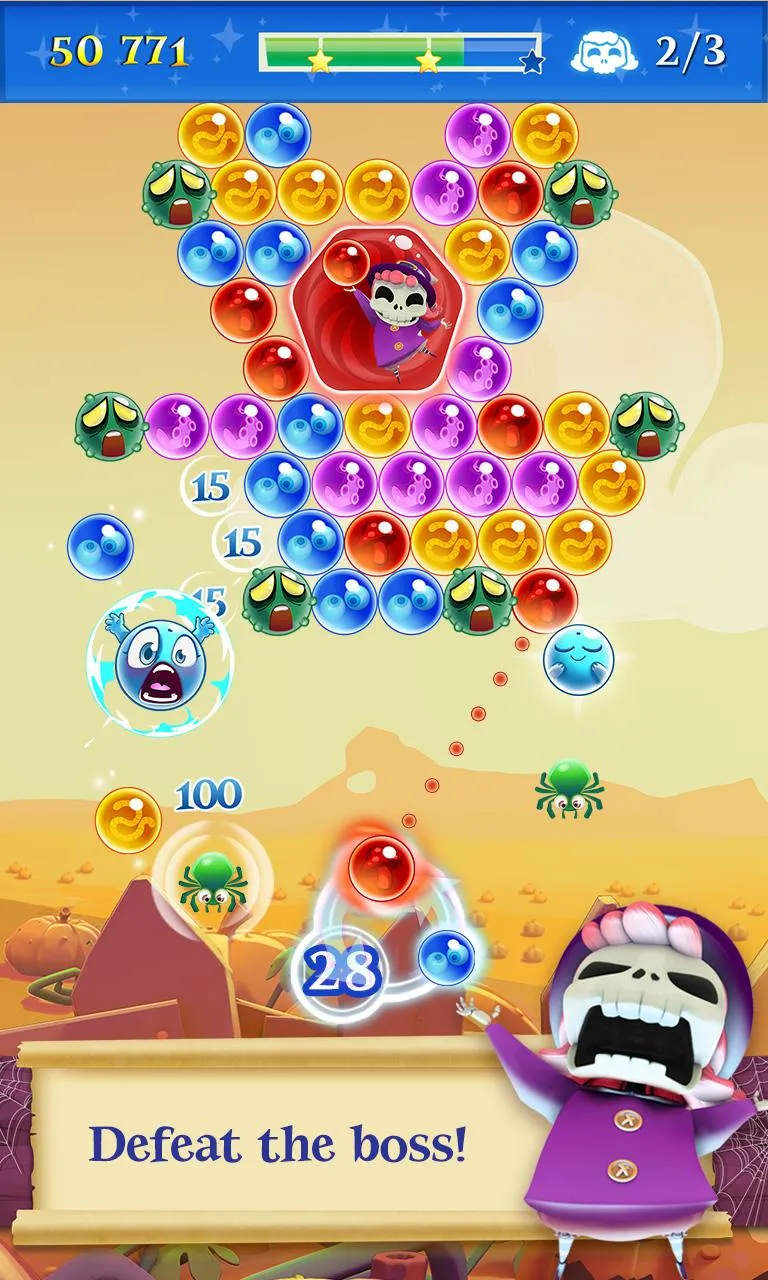 Bubble Witch 2 Saga [мод: много жизней] Screenshot 2