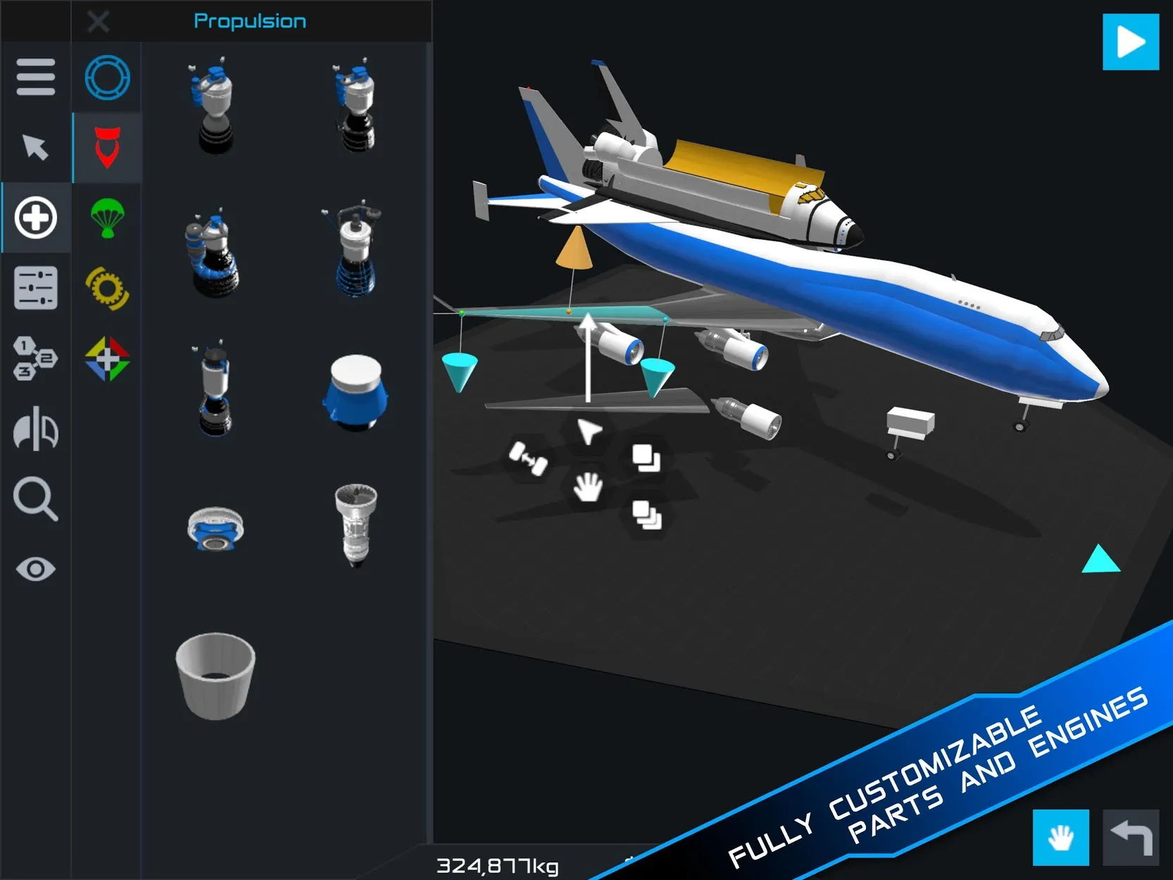 Juno: New Origins Complete Ed. (SimpleRockets 2) v1.3.205 APK Мод (Полная версия) Screenshot 5
