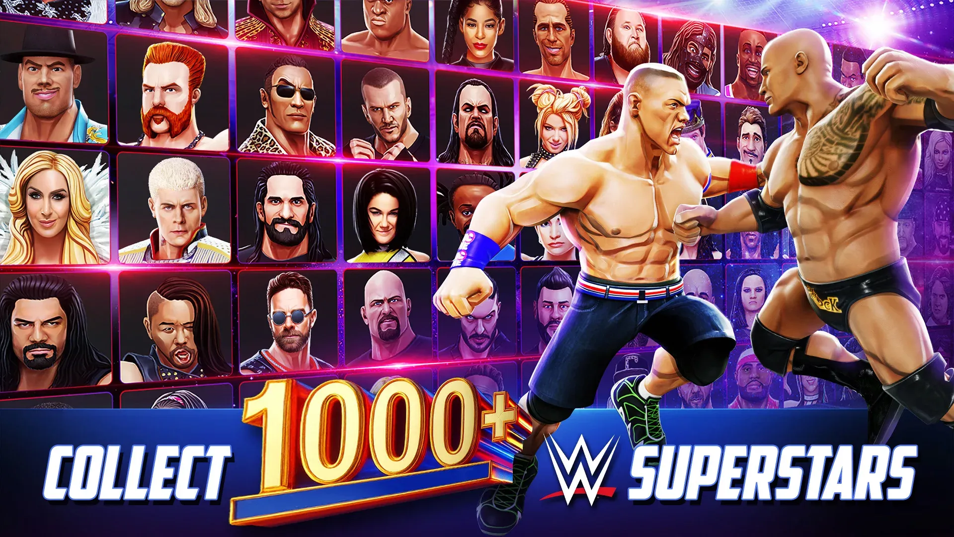 WWE Mayhem v1.81.127 APK Мод (Меню, Один удар, Режим бога, Деньги) Screenshot 1