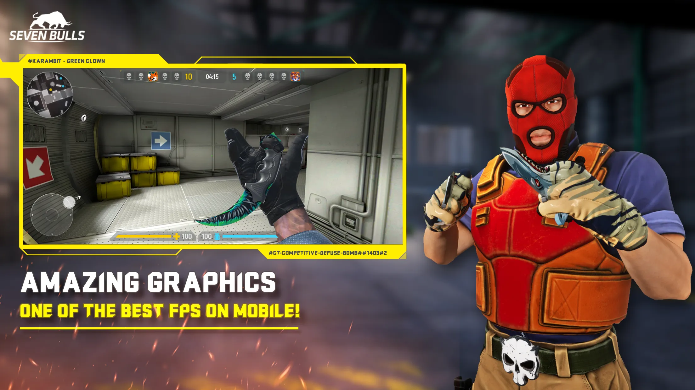Counter Attack Multiplayer FPS v1.3.21 APK Мод (Меню, Режим бога, Нет отдачи и разброса) Screenshot 1